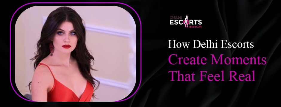 How Delhi Escorts Create Moments That Feel Real
